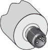 Picture of Ind.andur IME, M12, Sn=4mm, Shielded, PNP-NC, kere 44mm, pistik M12 4-pin, SICK